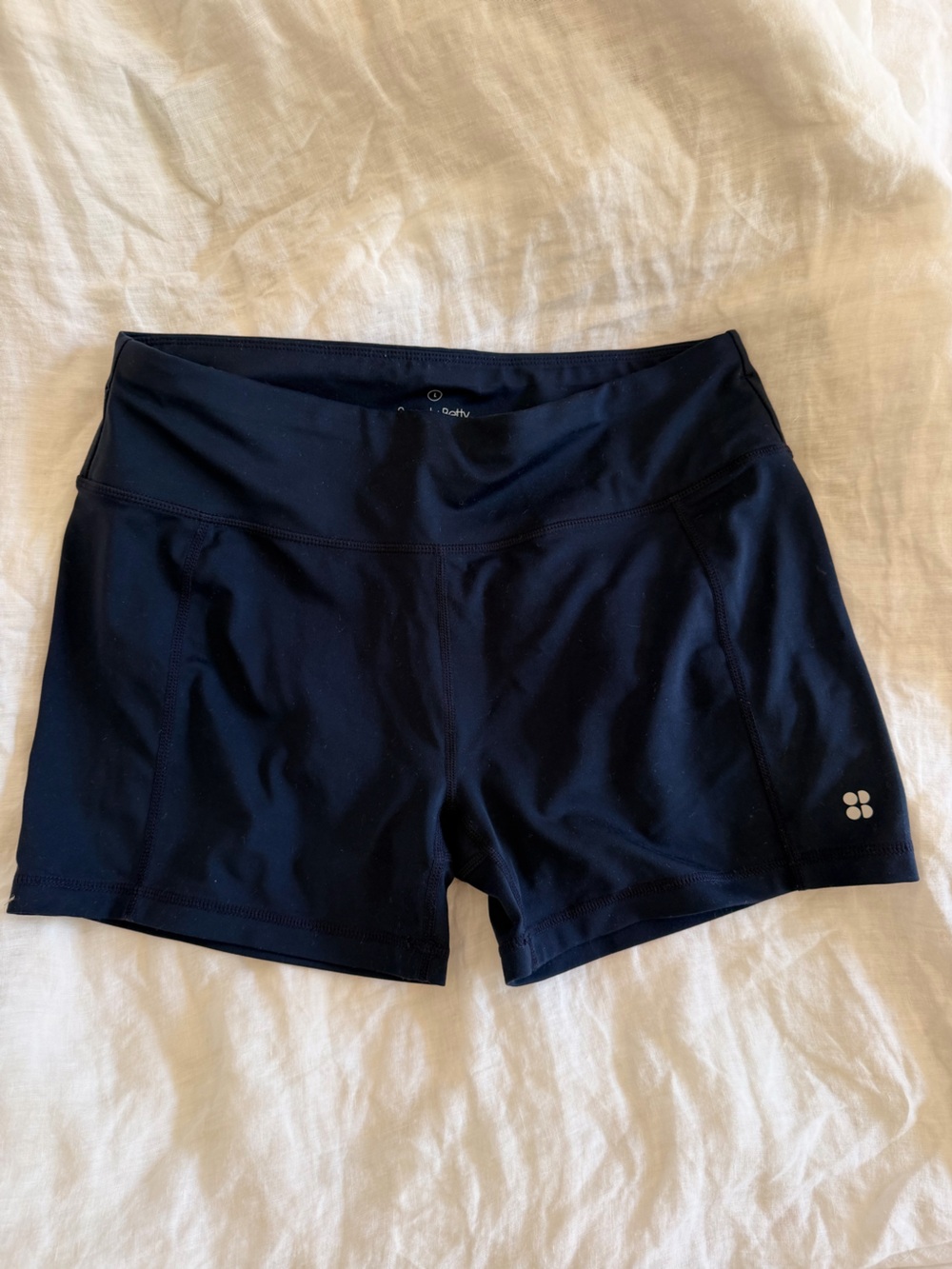 Sweaty Betty Black High-Waist Bike Shorts